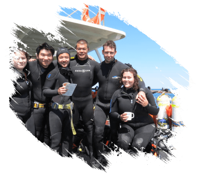 divers with Octopus Garden Dive Charters